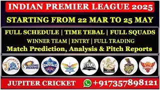 IPL 2025, cricket Prediction, full schedule & time | 1st T20 Match Prediction, KKR vs RCB, IPL 2025