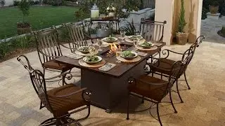 OW Lee St. Charles Wrought Iron Patio Furniture | USAOutdoorFurniture.com