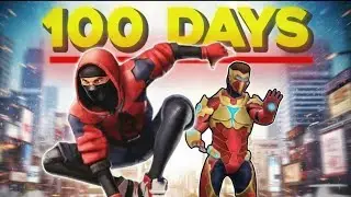 I Spent 100 Days in Spider Fighter 3 🤩 But With Twist 😱