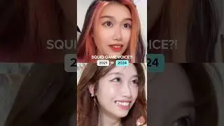 Squid Game voice 2021 vs 2024! Which do you think was better? 😹