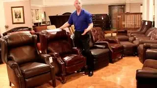 Leather Recliners at the Heritage Furniture Outlet in the Hickory Furniture Mart
