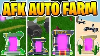 Roblox Islands Slime/Buffalkor/Wizard/Desert Portal Shard AFK AUTO FARM