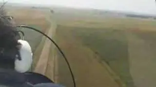 Gyrocopter flight over France