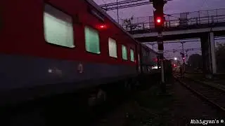 Kamakhya bound Capital Express hauled by Siliguri WDG4 12477 departs from Siliguri Junction.