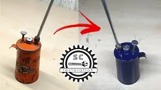 Antique Oil Can Restoration - Oiler Perfect Restoration [Restoring]