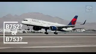 SLOW MOTION 757s in LAS. Tire Smoke Action!