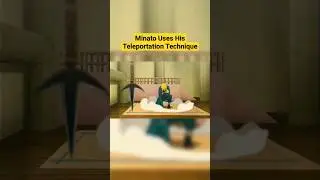Minato Uses His Teleportation Technique