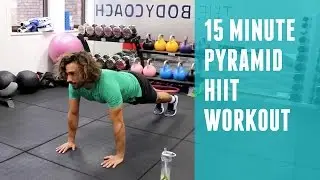 15 Minute Pyramid HIIT Workout | The Body Coach