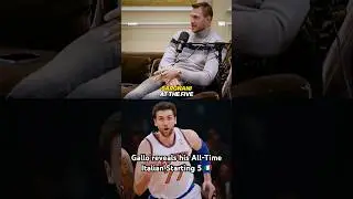 Gallo reveals his All-Time Italian Starters 👀🇮🇹 #nbaitalia #whitenoisepodcast
