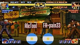 @kof99: AleTool (AR) vs FA=pain33 (AR) [King of Fighters 99 Fightcade] May 8