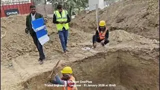 New project foundation excavation work in progress at Gomti Greens EMAAR Lucknow Site 😊