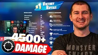 4500+ DAMAGE A M&Eacute;RKŐZ&Eacute;SEN - FORTNITE DUO W/ M1K0ZA