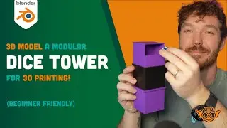 Design a Modular Dice Tower for 3D Printing (Beginner Friendly | Blender)