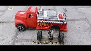 🚒🚒Fire Rescue vehicle cartoon video wheel assy work🚕🌉