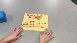 how to draw base ten blocks