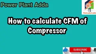 #CFM #Compressor || how to calculate cfm of compressor