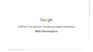 Offline Conversion Tracking Implementation: Webmaster | Google Ads