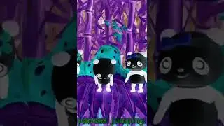 ABC kid tv says five little panda jumping on the bed/voice pitch effects
