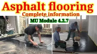 Asphalt Flooring.
