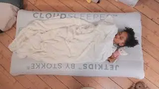 Stokke JetKids CloudSleeper - Innowacyjne dmuchane ł&oacute;żeczko turystyczne dla dzieci | TOMI.pl