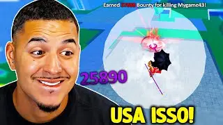 SE VOCÊ tem BOUNTY BAIXO usa essa BUILD pra CAÇAR no BLOX FRUITS!😨🔥
