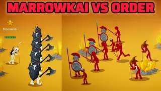General Marrowkai Vs The Order Empire Army! Stick War: Saga Mod Menu