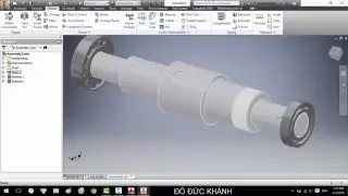 Thiết kế trục v&agrave; ổ trục 3D