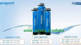 Aaquaguard Water Sediment Filter  EUREKA FORBES ASF 1500,  Installation And Plumbing