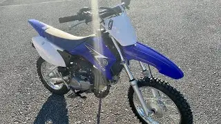 9 year year old buys dirt bike with his own money! 2011 Yamaha TTR-110 - #proud