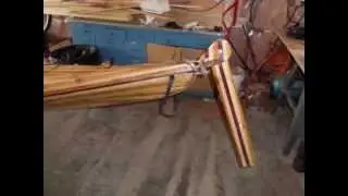 D.I.Y Kayak wooden/fiberglass rudder