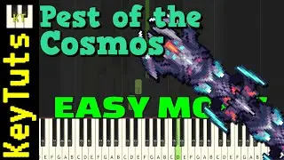 Pest of the Cosmos [Terraria Calamity Mod] - Easy Mode [Piano Tutorial] (Synthesia)