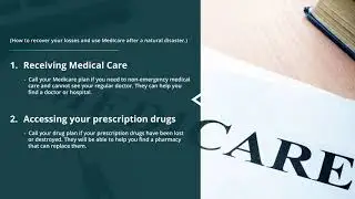 How Medicare Works in a Natural Disaster