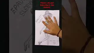 Sketch of EPAULET-SLEEVE Dress👗 & Shirt-Dress👕#types of sleeve  #fashionillustration#fashiongarment