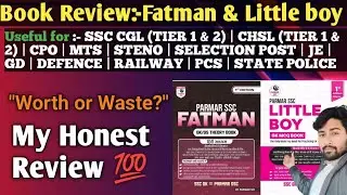 Parmar sir :-Fatman & Little boy Book Review || Gk Gs Book Review || #ssc #railway #bookreview 