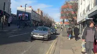 Brighton Pulse: Пешеходная прогулка по Куинс-роуд до центра города и транспортных узлов (POV)
