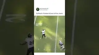 Ed Reed Pulls Off Football Genius Move