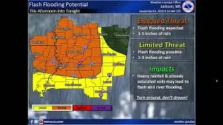 Special Severe Weather and Flood Risk Briefing April 6, 2018