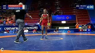1/8 WW - 43 kg: A. PONOMAROVA (UKR) v. B. NURIDIN KYZY (KGZ)