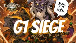 Summoners War G1 Siege: THIS BYUNGCHUL WAS UNSTOPPABLE