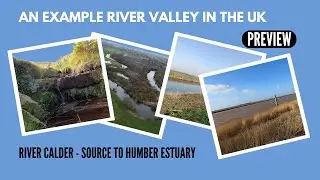Example River Valley in the UK - River Calder