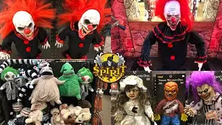 Spirit Halloween 2022 (new shipment) + betty sharp, crouchy dolls, spirit merch