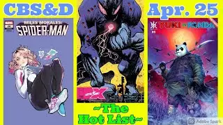 COMIC BOOK STEALS AND DEALS ~ THE HOT LIST~ HOT NEW EXCLUSIVE VARIANT COMICS FOR SUNDAY, APRIL 25th