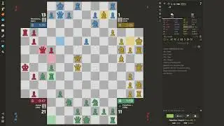 4 Player Chess - Checkmate in 49 moves #chess