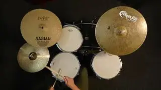 Used Grand Master Heather Stine Mod Heavy Hi Hat Cymbals 14