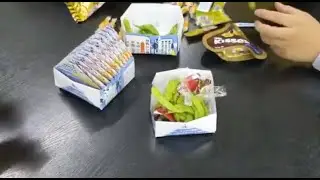 How to make Desktop Trash Box! Made by unused paper. 【FabShop Craft】