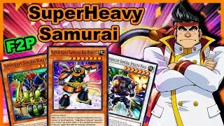 F2P Superheavy Samurai, Who needs spells/traps anyway! [Duel Links]