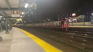 MNRR: #M8 on TK 4 to Grand Central Terminal is arrived at #Fordham Station in Metro-North Railroad