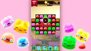 Желе Три матча головоломки игры для Android