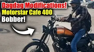 Dagdag Modification sa Motorstar Big Bike Cafe 400 sinabak agad sa long ride kasama si Tatay