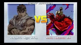 M.U.G.E.N Evil Ryu vs Shin Akuma/Gouki